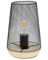 Lalia Home Laila Home Black Wired Mesh Uplight Table Lamp In Black