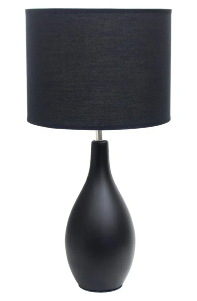 Lalia Home Dewdrop Table Lamp In Black