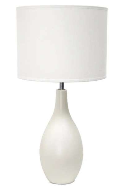 Lalia Home Dewdrop Table Lamp In Off White