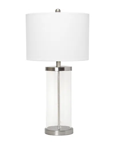 Lalia Home Entrapped Glass Table Lamp In Metallic