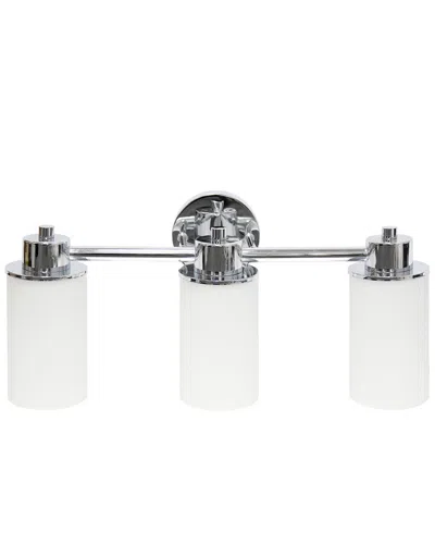 Lalia Home Essentix Contemporary Three Light Vanity Uplight Downlight Wall Mounted Fixture