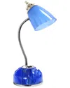 Lalia Home Laila Home Flossy Organizer Desk Lamp With Charging Outlet In Clear