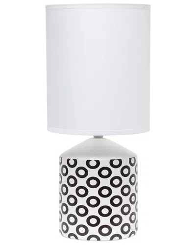 Lalia Home Fresh Prints Table Lamp In White