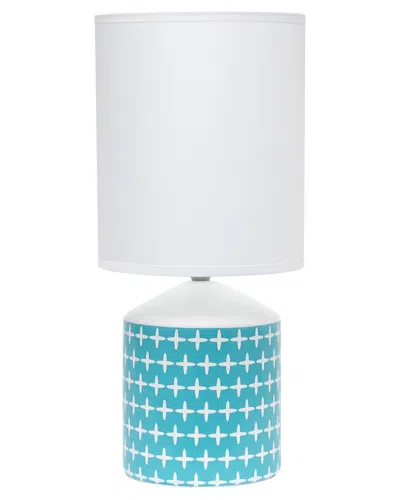 Lalia Home Fresh Prints Table Lamp In White