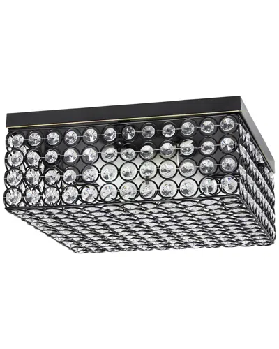 Lalia Home Glam 2 Light 12 Inch Square Flush Mount In Bronze