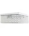 Lalia Home Glam 2 Light 12 Inch Square Flush Mount In Metallic
