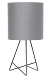 Lalia Home Laila Home Down To The Wire Table Lamp With Fabric Shade In Gray
