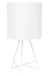 Lalia Home Laila Home Down To The Wire Table Lamp With Fabric Shade In White