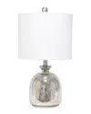 Lalia Home Mercury Hammered Glass Jar Table Lamp