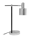 Lalia Home Mid Century Modern Metal Table Lamp In Metallic