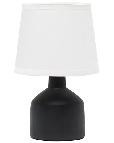 Lalia Home Laila Home Mini Bocksbeutal Ceramic Table Lamp In Black