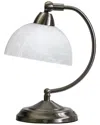 Lalia Home Mini Modern Bankers Desk Lamp With Touch Dimmer Control Base In Brown