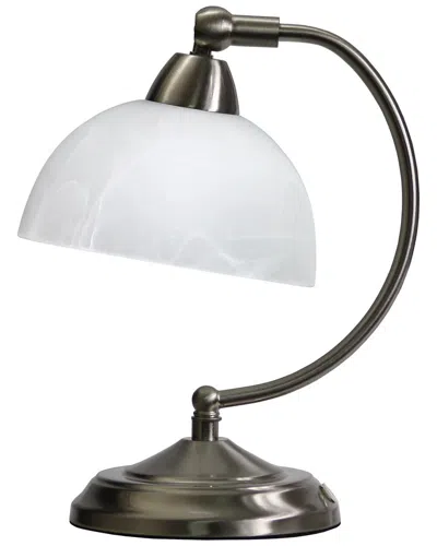 Lalia Home Mini Modern Bankers Desk Lamp With Touch Dimmer Control Base In Brown