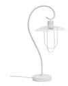 Lalia Home Modern Metal Scroll Table Lamp In White