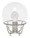 Lalia Home Old World Globe Glass Table Lamp In Metallic