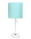 Lalia Home Creekwood Home Oslo 19.5 Contemporary Bedside Usb Port Feature Standard Metal Table Desk Lamp In Silver