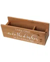 Lalia Home Pantry Picks Farmhouse Wooden Kitchen Countertop Decorative Organizer In Brown