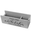 Lalia Home Pantry Picks Farmhouse Wooden Kitchen Countertop Decorative Organizer In Grey