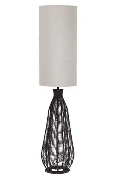 Lalia Home Paper Lamp Floor Lamp In Black