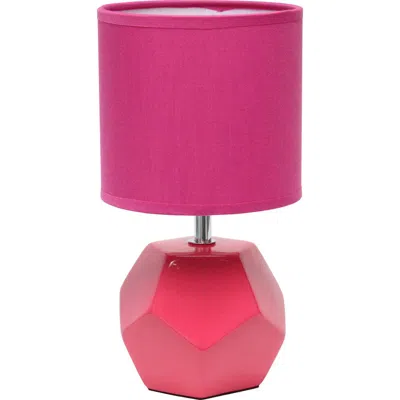 Lalia Home Prism Table Lamp In Pink