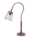 Lalia Home Rustic Caged Shade In Red