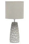 Lalia Home Sculpted Table Lamp In Gray