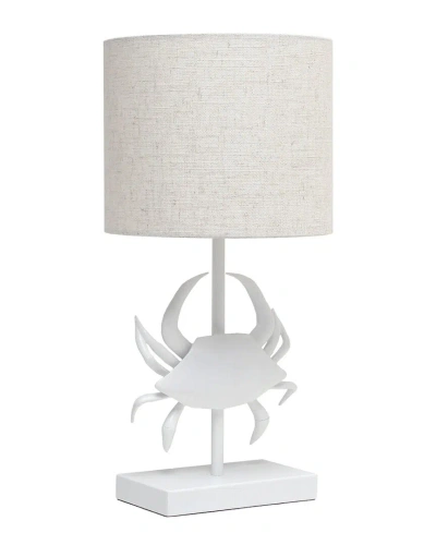 Lalia Home Shoreside 18.25in Pinching Crab Lamp