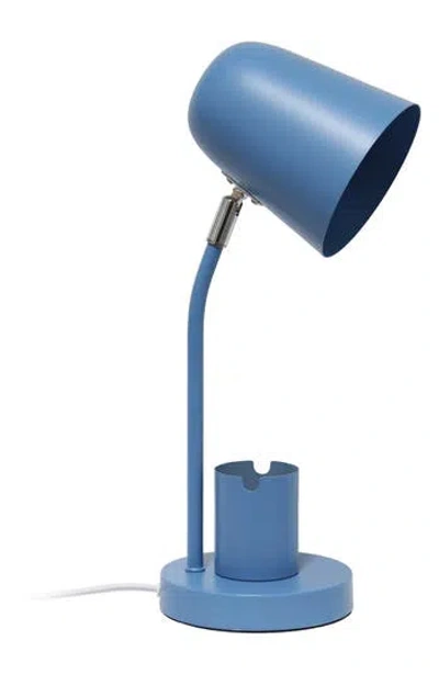 Lalia Home Sleek Table Desk Lamp In Blue