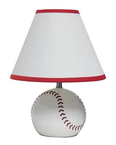 Lalia Home Sportslite 11.5in Baseball Ceramic Lamp
