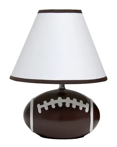 Lalia Home Sportslite 11.5in Football Ceramic Lamp