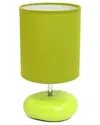 Lalia Home Laila Home Stonies Small Stone Look Table Bedside Lamp In Green