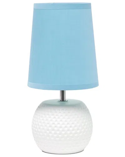Lalia Home Laila Home Studded Texture Ceramic Table Lamp In White