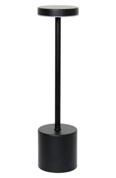 Lalia Home Touch Activated Wireless Lamp In Black