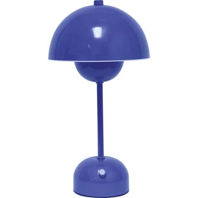 Lalia Home Touch Activated Wireless Lamp In Blue