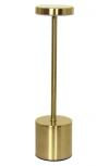 Lalia Home Touch Activated Wireless Lamp In Gold
