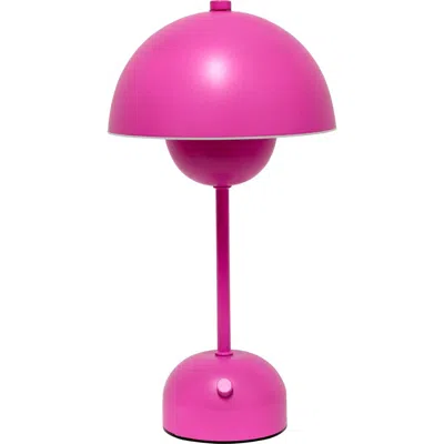 Lalia Home Touch Activated Wireless Lamp In Pink