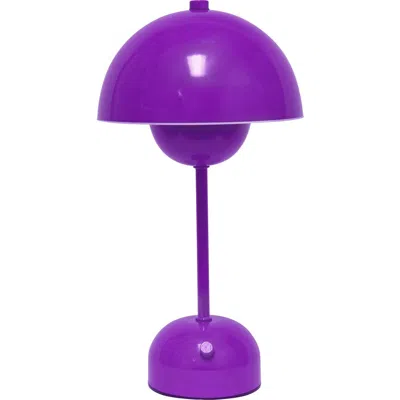 Lalia Home Touch Activated Wireless Lamp In Purple