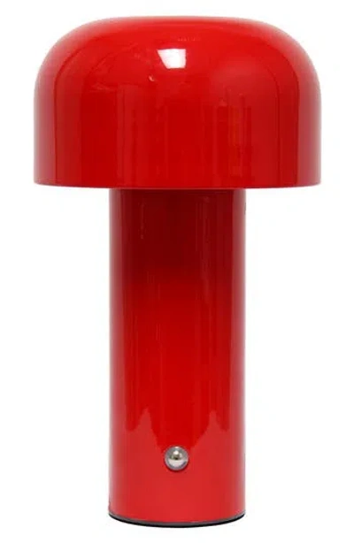 Lalia Home Touch Activated Wireless Lamp In Red