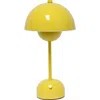 Lalia Home Touch Activated Wireless Lamp In Yellow