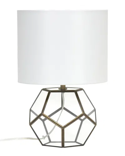 Lalia Home Transparent Octagonal Table Lamp