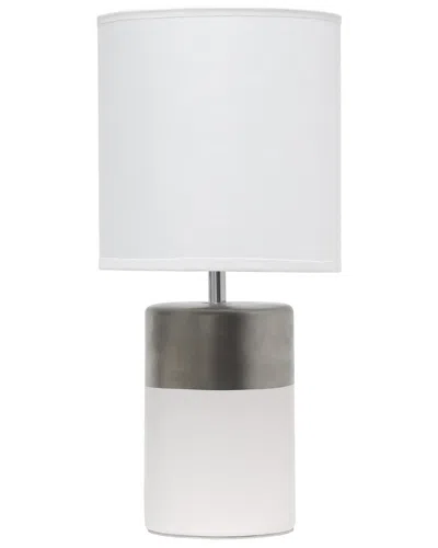 Lalia Home Laila Home Two Toned Basics Table Lamp In Off-white