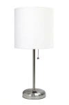 Lalia Home Usb Table Lamp In White