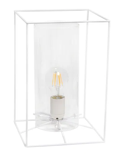 Lalia Home White Framed Table Lamp