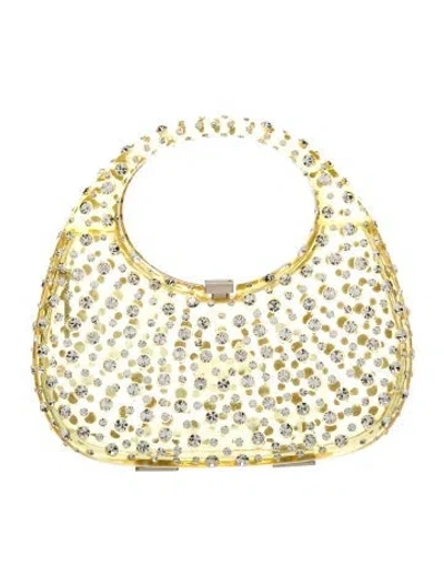 Pre-owned L'alingi Acrylic Top Handle Bag In Yellow