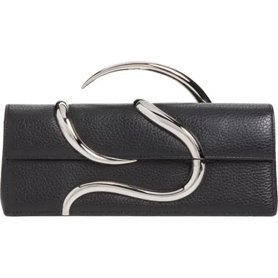 L'alingi Aura Baguette Clutch In Black