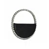 L'alingi Lalingi Black Satin Eternity Clutch
