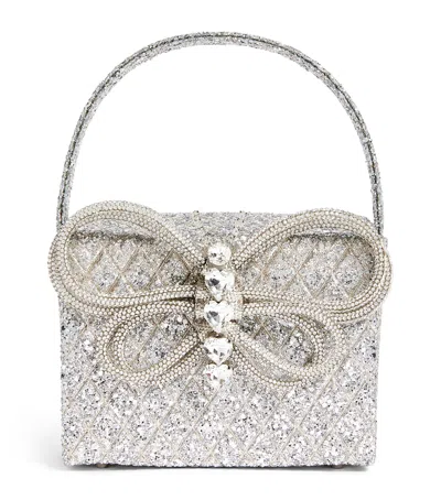 L'alingi Embellished Ella Box Bag In Silver