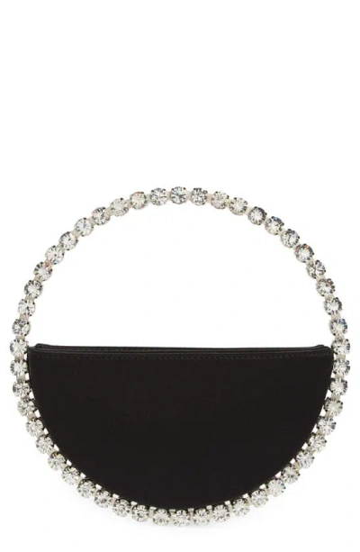 L'alingi Eternity Satin Clutch In Black