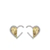 L'alingi Love Earrings In Silver/gold