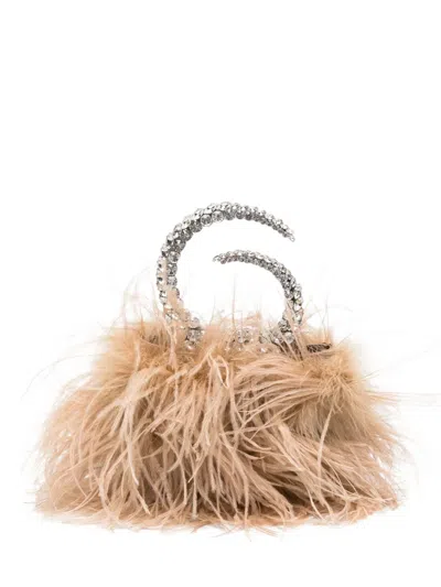 L'alingi Karma Clutch Bag In Brown